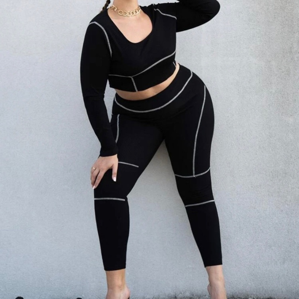 2 Piece Black & White